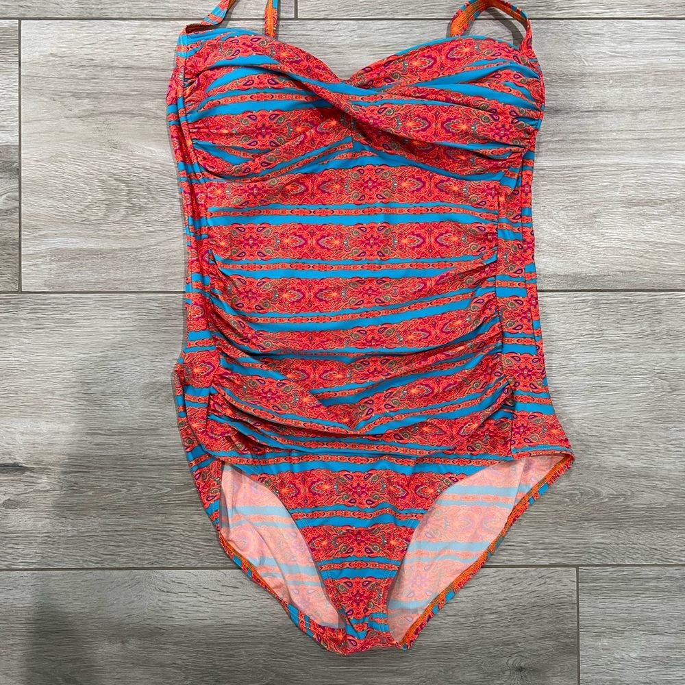 Colorful One Piece Swimsuit